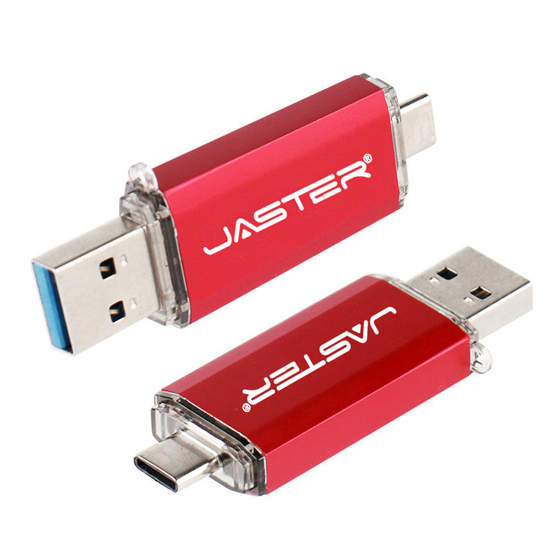 Unidad USB USB-C de doble cabezal, doble uso, para teléfono móvil, tipo C 3.0, regalo