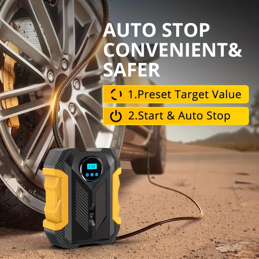 Air Compressor Pump Portable Digital Tire Inflator-2