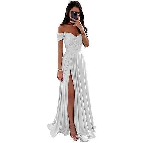 Vestido de dama de honor de concierto de temperamento de banquete solo