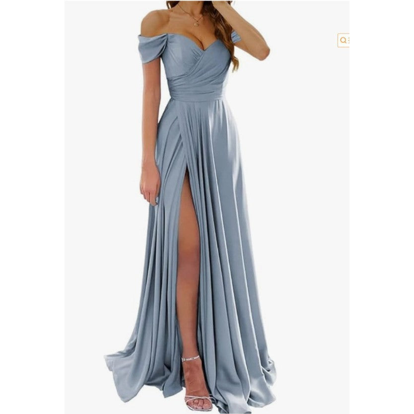 Vestido de dama de honor de concierto de temperamento de banquete solo