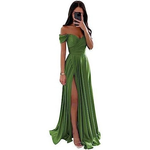 Vestido de dama de honor de concierto de temperamento de banquete solo